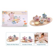 PS892: Wooden Afternoon Tea Set Toy
